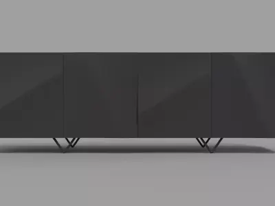 Cabinet Door for Cnc Carving 3D model