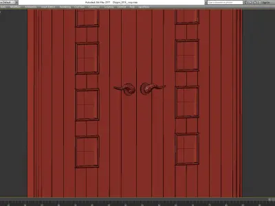 Interior Doors 3d model Low-poly 3D model