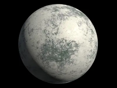 Icy Moons Collection - 8k PBR 3D Model Pack