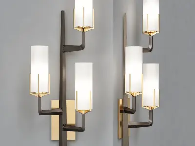 Wall-Lamp Collection 22 Pieces 3d model 3D model