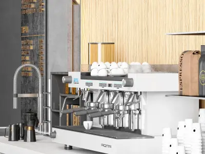 coffee shop 2 3D model