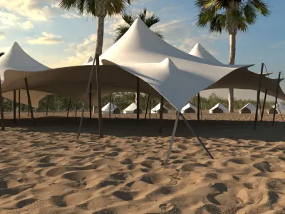 Bedouin Tent  3D model