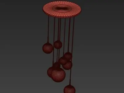 Restoration Hardware Whitney Chandelier 3D model