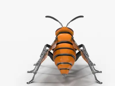 Mechanical wasp 3D model