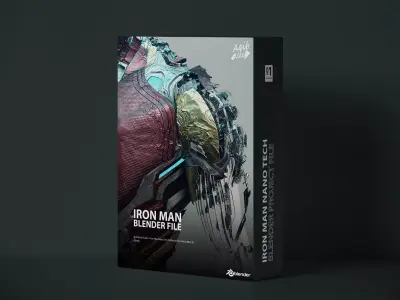 Iron Man Mark 85 3d Model With Nano Tech Simulation 3D model