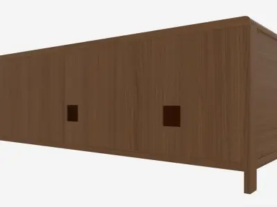 Wide TV Unit Ercol Bosco 3D model