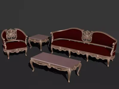 Lion set 3D Model Pack