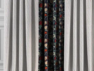 Curtain Set 69 3D model