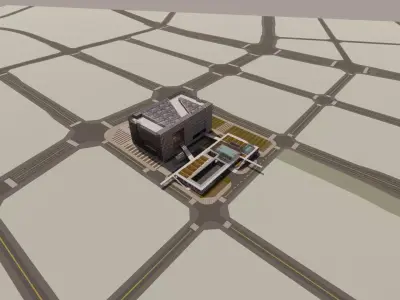 Office Building Architectural Proposal - Lumina Forest 3D model