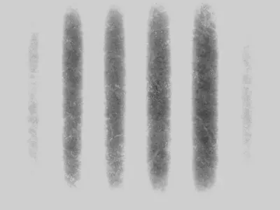 Puerta de hierro Low-poly 3D model