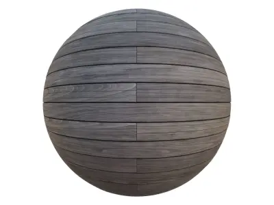 Siberian Larch grey decking texture 3D model