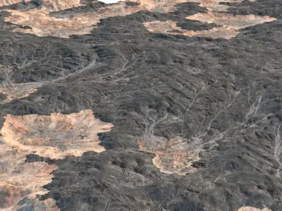 Desert Landscape 13 3D model