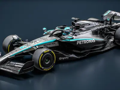  Mercedes F1 W16 2025 Formula 1 Race Car 