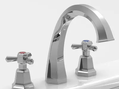 bath taps Stella ECCELSA 3D model