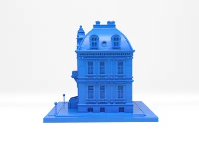 European Building 3D print model