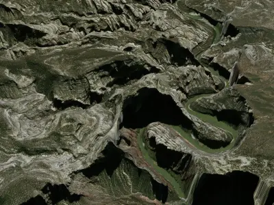 Yampa River 3D model