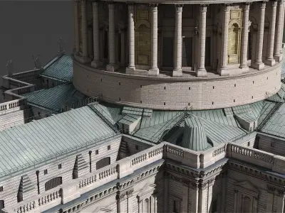 St Pauls Cathedral 3D model