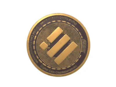 Binance USD Coin v2 002 3D model