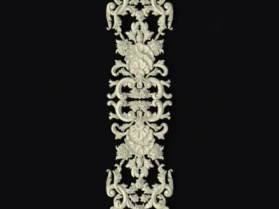 Decor for furniture 3D model 49