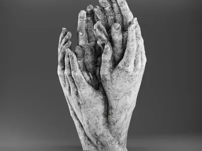 Hand Sculpture 3D model