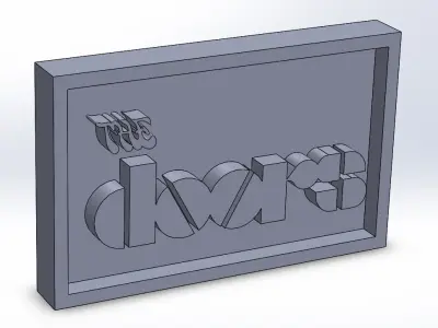 The Doors Plaque 3D print model