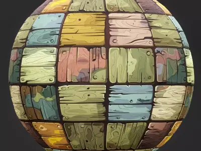 Stylized Wood Seamless Texture  Texture