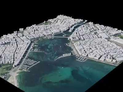 Geneve - Switzerland 3D model