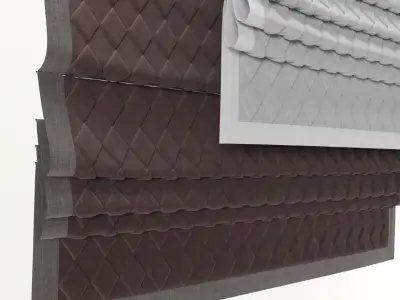 Roman shade r 3D model