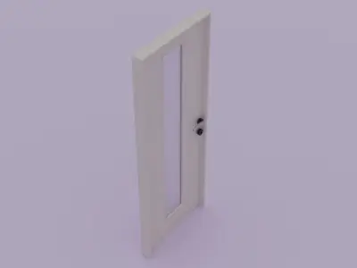 Interior Door V3 3D model