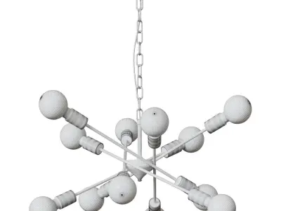 Chandelier VITALUCE Fireworks 12xE27 max 60W 3D model