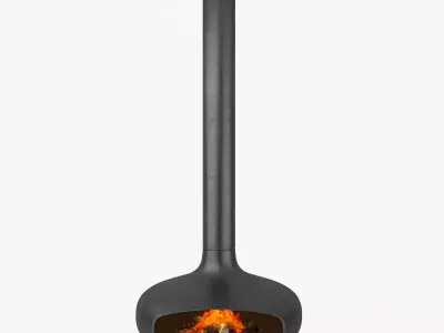 Focus Domofocus Hanging Fireplace 3D Model 3D model