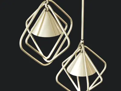 Porustudio PORTMAN Hanging lamp 3D model