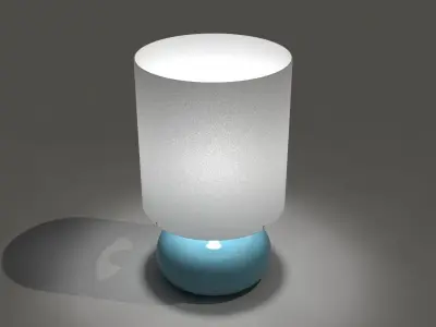 Blue Lamp 3D model