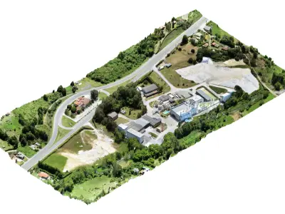 Process Industrial Facility 3D model