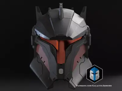 Moff Gideon Spartan Helmet - 3D Print Files 3D print model