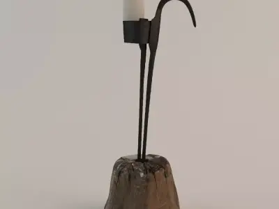 1800s Candelabra 3D model