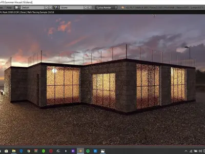 Summer house 3D model