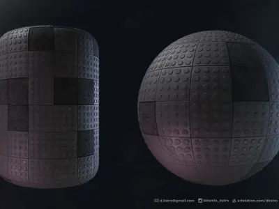 Customizable Rubber Flooring - Procedural Texture  Texture