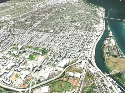 Cityscape Buffalo USA 3D model