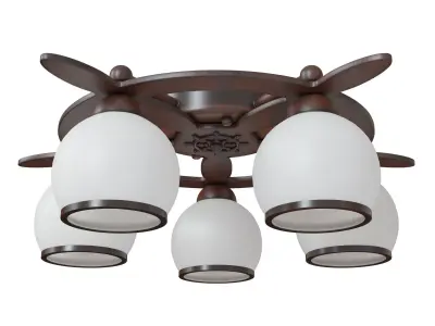 Ceiling chandelier OML-50507-05 and OML-50517-05 3D model