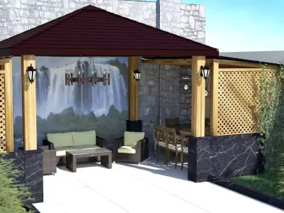 garden house 3d model 3D model