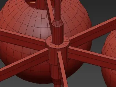 Carmella Globe PENDANT 6 3D model