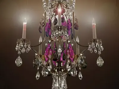 Chandelier Crystal 3D model purchase