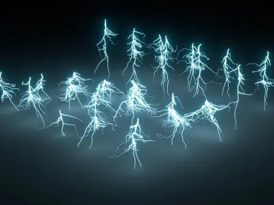 Lightning Pack v37 3D model