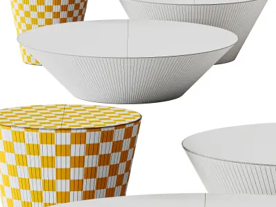 POND Round coffee tables by ACERBIS 3D model