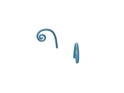 Butterfly Headgear v2 002 Low-poly 3D model