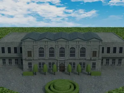 Building - Manor 3D model