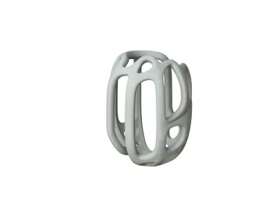 SciFi Cube Object No 15623 Low Poly Shape Texture