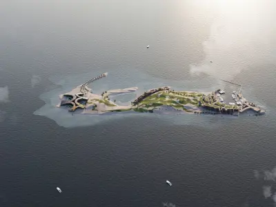 Sindalah island - Neom Saudi Arabia 3D model