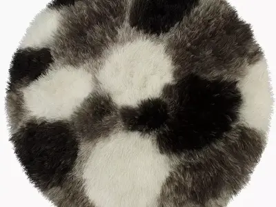 Carpet Lima round 3D model